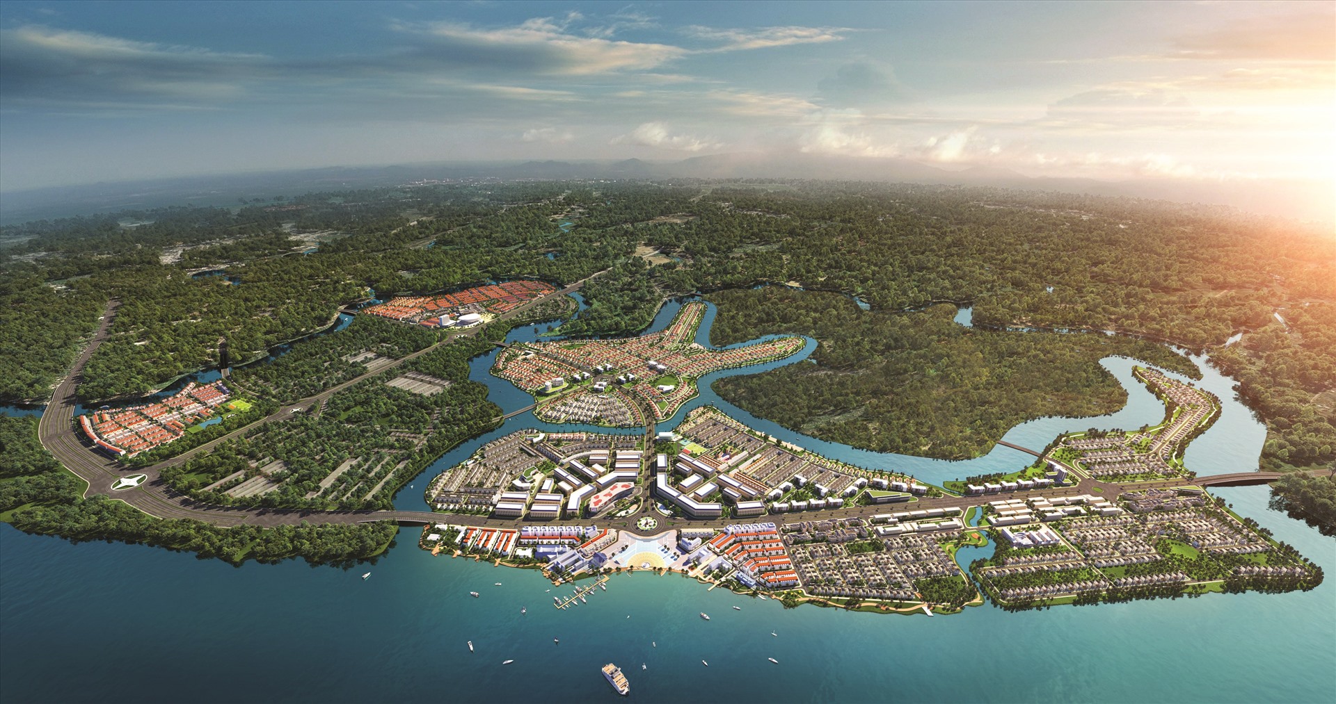 Đô thị sinh thái thông minh Aqua City với quy mô gần 1000ha cùng chuỗi tiện ích đẳng cấp, hoàn chỉnh