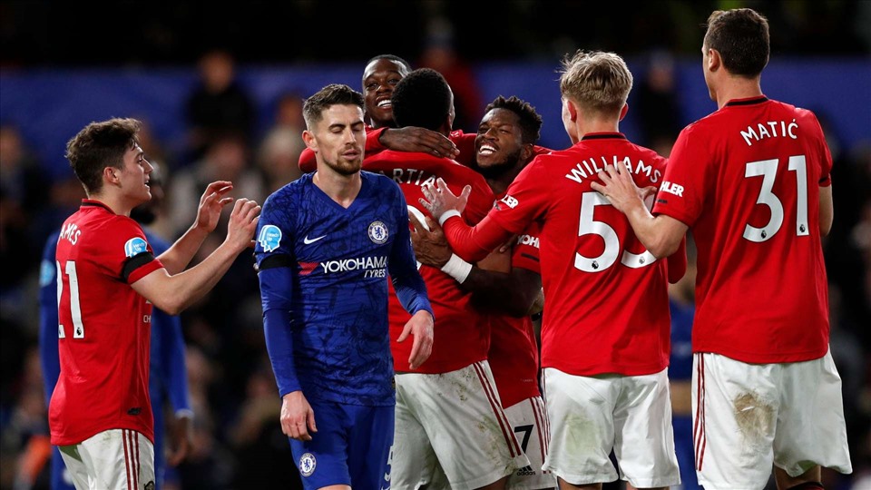 Chelsea từng thua 0-4 trước M.U hồi đầu mùa. Ảnh: Getty.