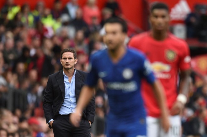 Lampard muốn Chelsea cải thiện thành tích đối đầu với M.U. Ảnh: Getty