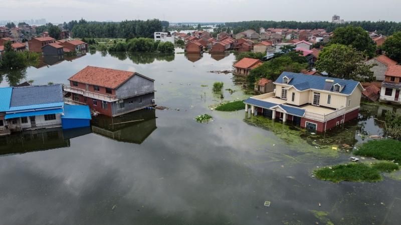 Tỉnh Giang Tây ngập nặng hôm 19.7. Ảnh: AFP