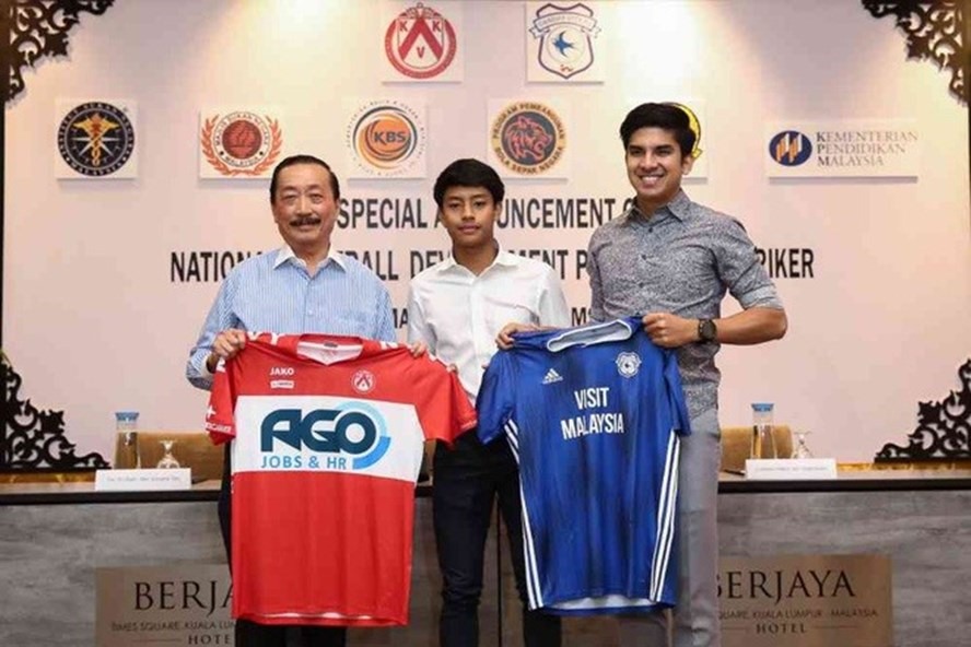 Tiền đạo 18 tuổi đang là niềm kỳ vọng của bóng đá Malaysia. Ảnh: NST