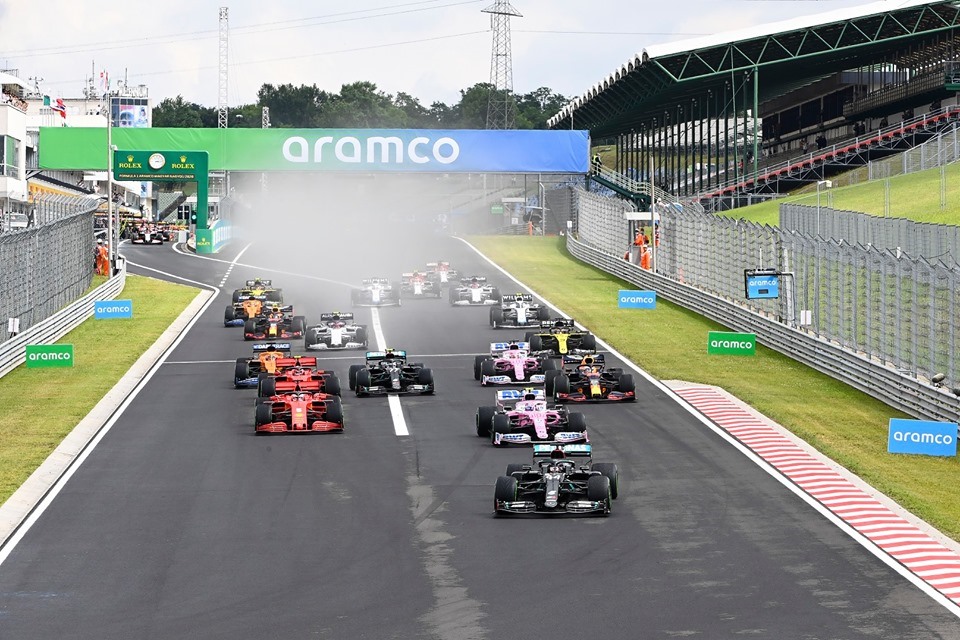 Chặng đua Hungarian Grand Prix 2020. Ảnh: F1