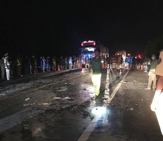 Sau vụ tai nạn giao thông thảm khốc, tỉnh Bình Thuận kiến nghị cải tạo quốc lộ 1A đoạn qua địa bàn. Ảnh: Phan Chung