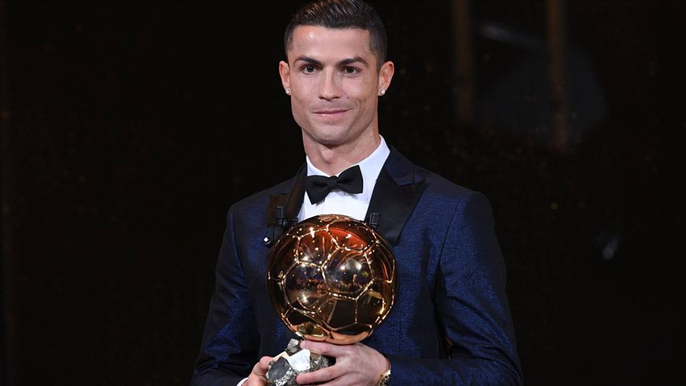 Ronaldo và danh hiệu năm 2017. Ảnh: Getty.