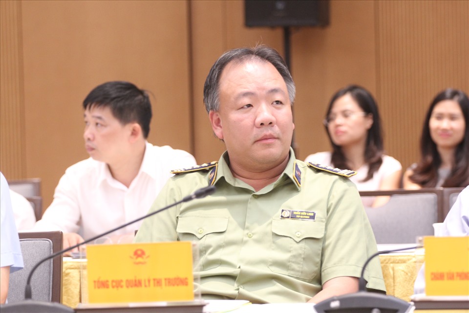 Tổng cục trưởng Tổng cục Quản lý thị trường Trần Hữu Linh. Ảnh T.Vương