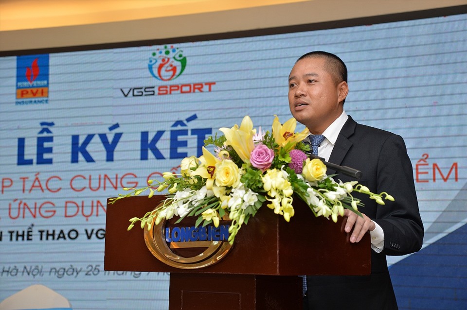 Ông Nguyễn Hồng Đức- Chủ tịch VGS Group (Công ty cổ phần dịch vụ Golf Việt Nam). Ảnh: Thu Bình