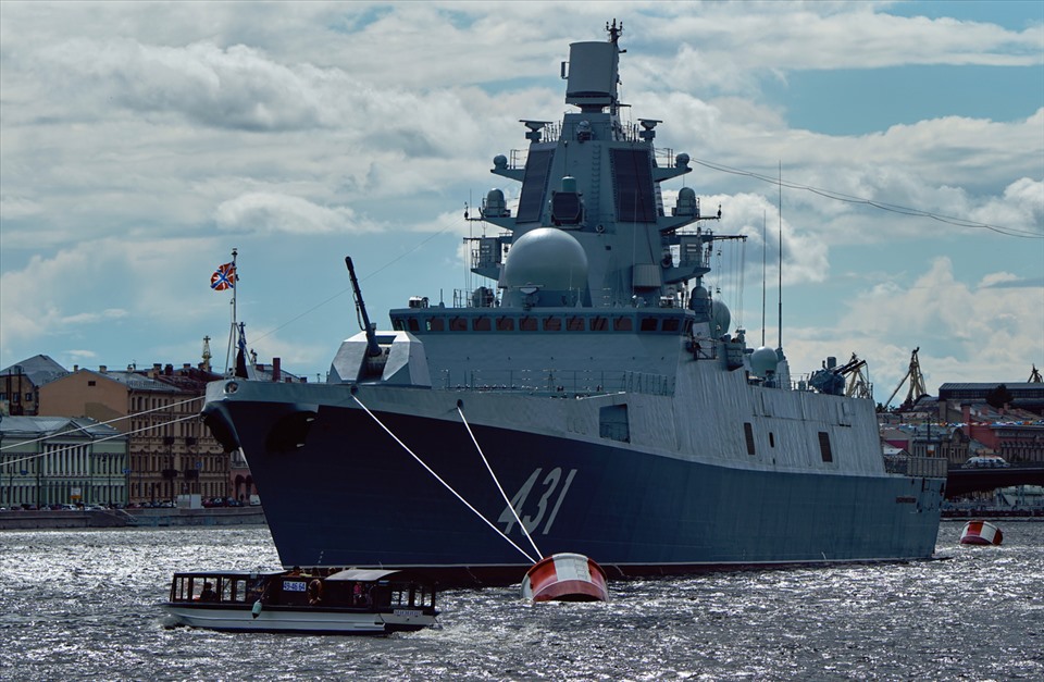 Tuần dương hạm Đô đốc Kasatonov. Ảnh: RIA Novosti