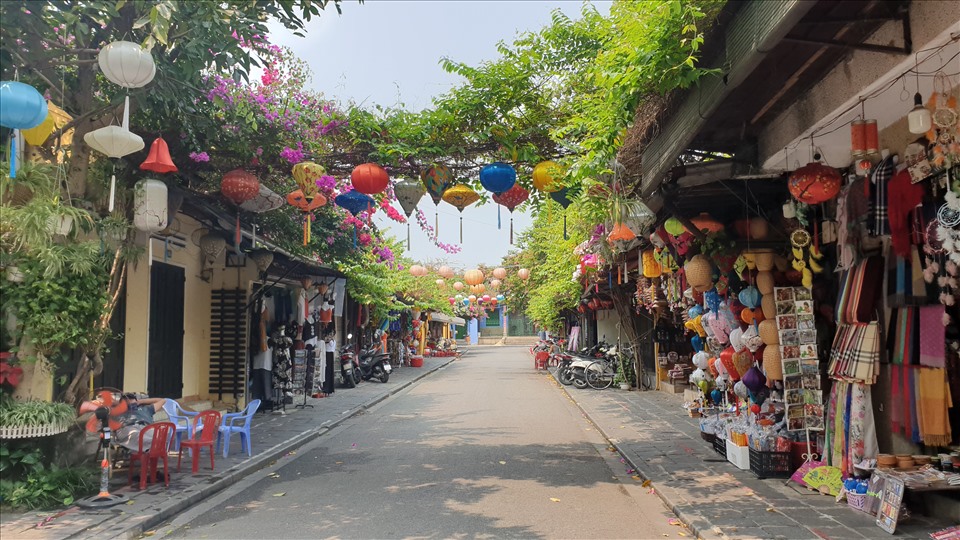 Hội An đìu hiu sau khi Đà Nẵng bùng phát dịch COVID-19. Ảnh: Thanh Chung