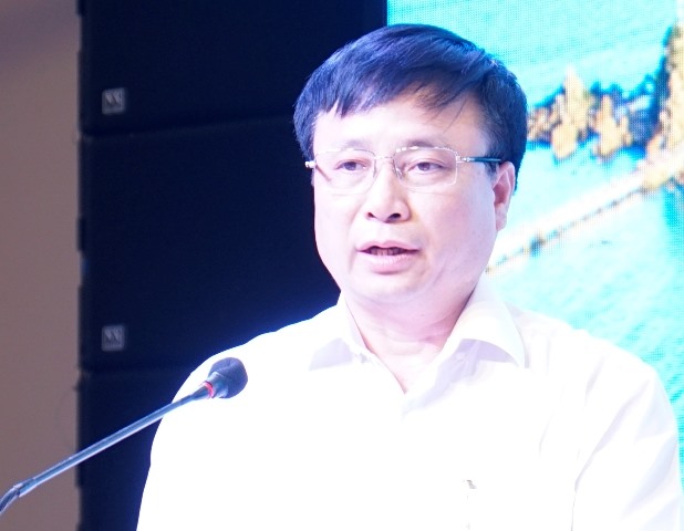 Ông Bùi Đình Long - Phó Chủ tịch UBND tỉnh Nghệ An phát biểu tại cuộc thi. Ảnh: TT.