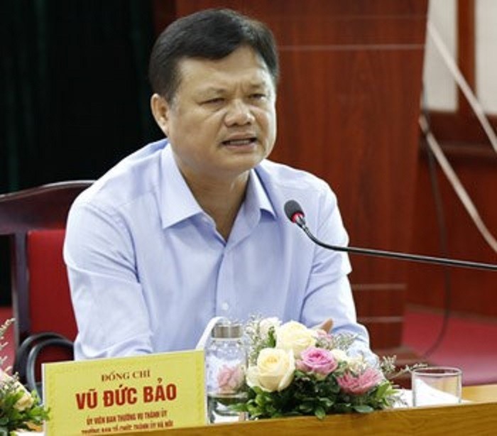Ông Vũ Đức Bảo - Trưởng Ban Tổ chức Thành ủy Hà Nội.