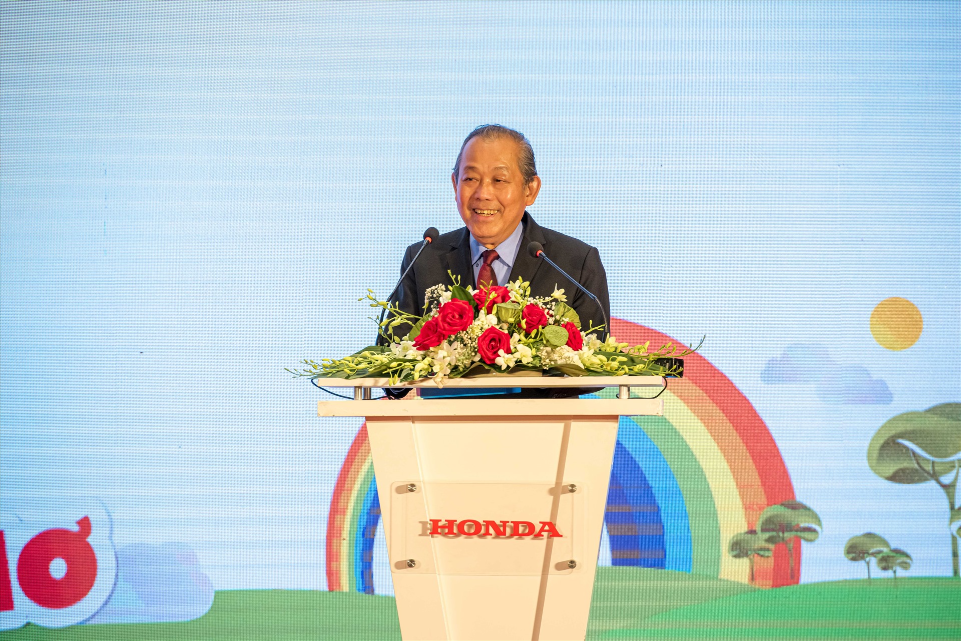 Phó Thủ tướng Thường trực Trương Hoà Bình phát biểu tại buổi lễ.