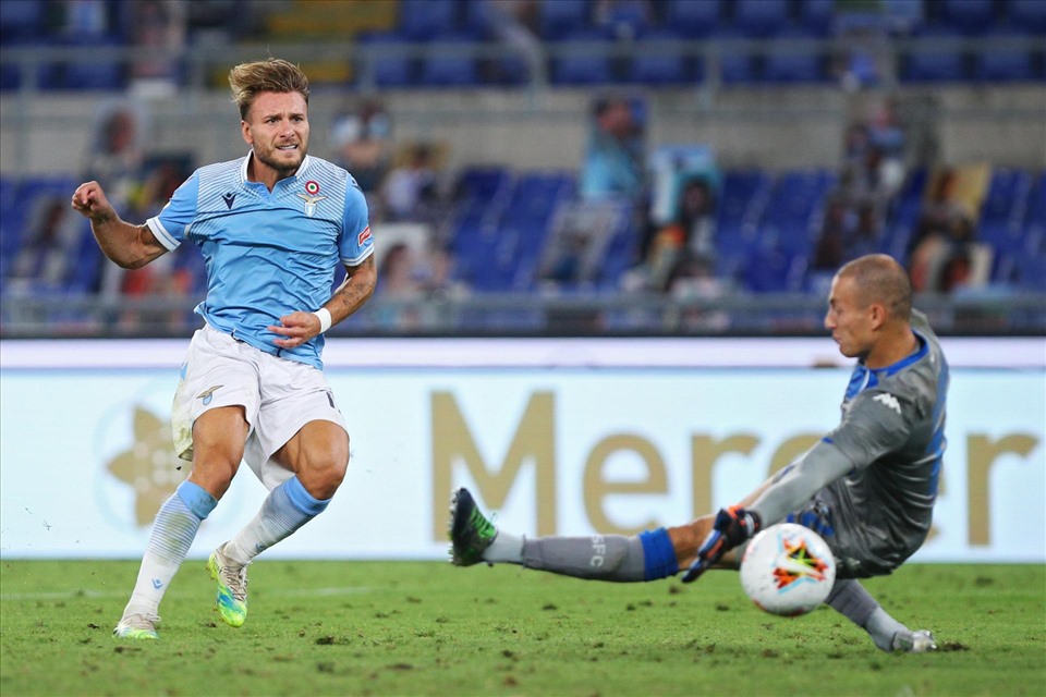 Ciro Immobile đã có bàn thắng thứ 35 tại Serie A mùa này. Ảnh: SPOX.com