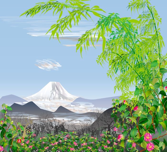 Cập Nhật 65+ Tranh Vẽ Núi Phú Sĩ Siêu Hot - Tin Học Vui