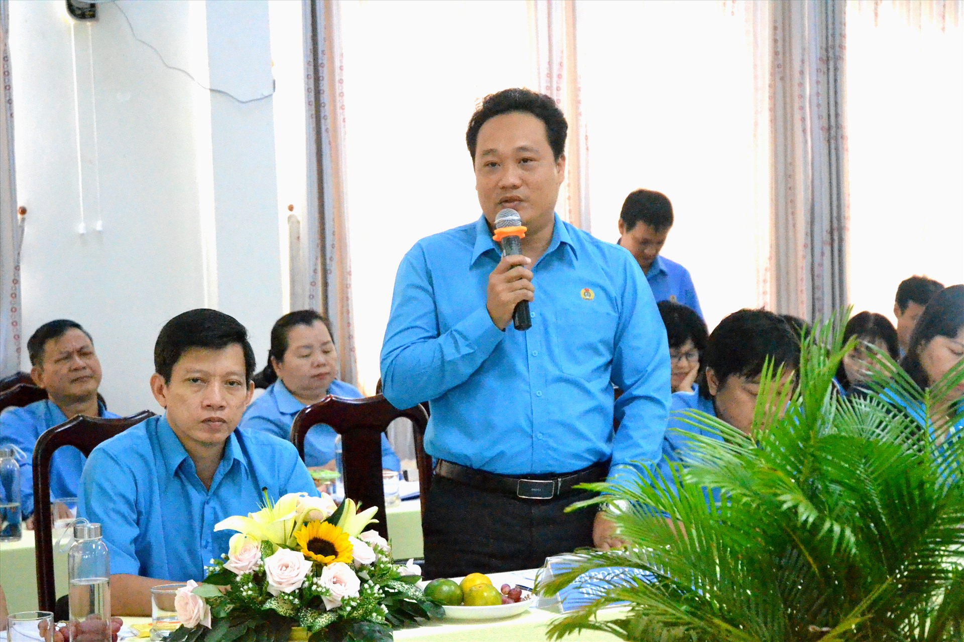 Phạm Văn Đằng, phó Chủ tịch LĐLĐ Kiên Giang. Ảnh: LT
