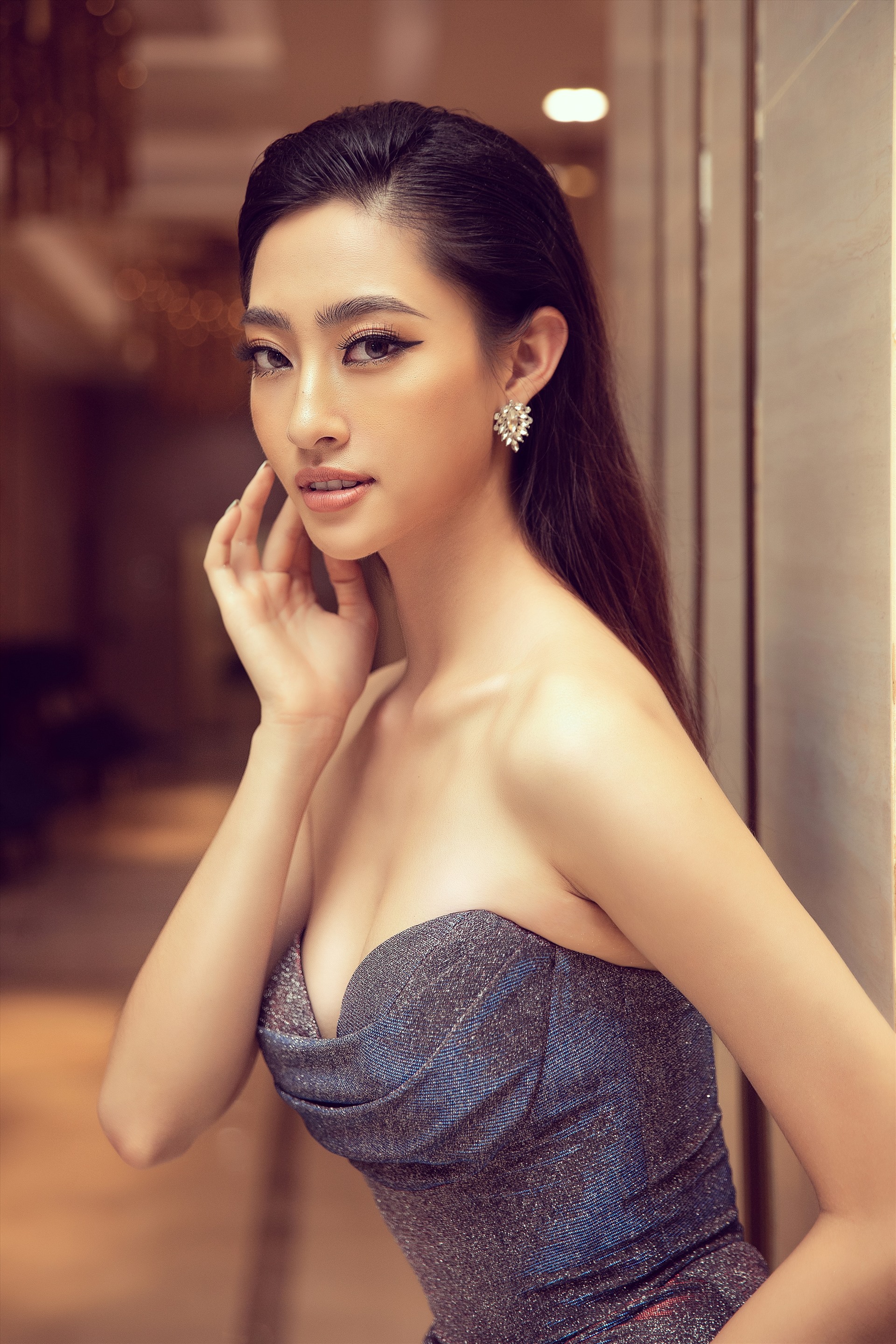 Đặc biệt, sắp tới đây, Hoa hậu Lương Thuỳ Linh sẽ đảm nhiệm vai trò dẫn dắt thử thách “Người đẹp Nhân ái” và “Head to head Challenge” (Đối đầu) tại Hoa hậu Việt Nam 2020. Ảnh: Viết Quý.