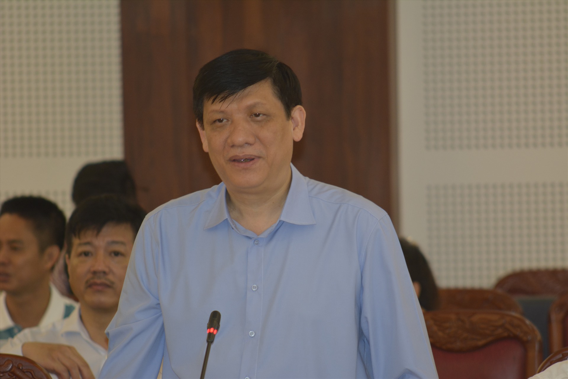 Quyền Bộ trưởng Bộ Y tế Nguyễn Thanh Long. Ảnh Thanh Tuấn