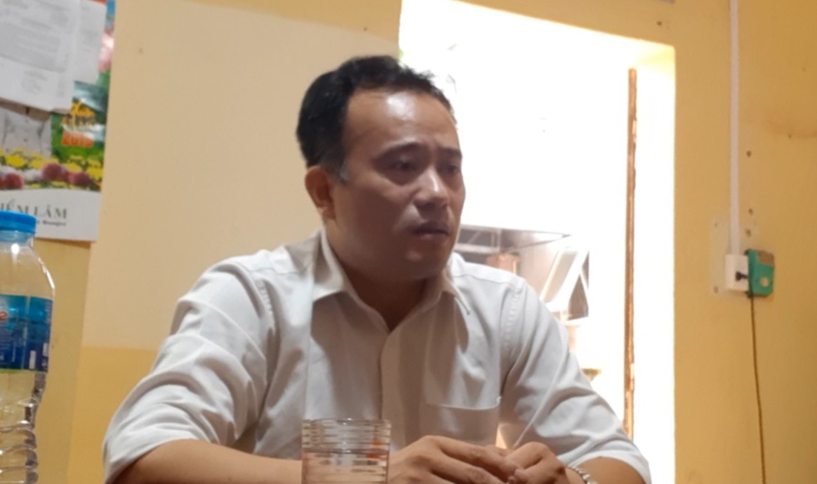 Ông Nguyễn Lâm Tới - Hạt trưởng kiểm lâm TP.Phúc Yên. Ảnh: Long Nguyễn.