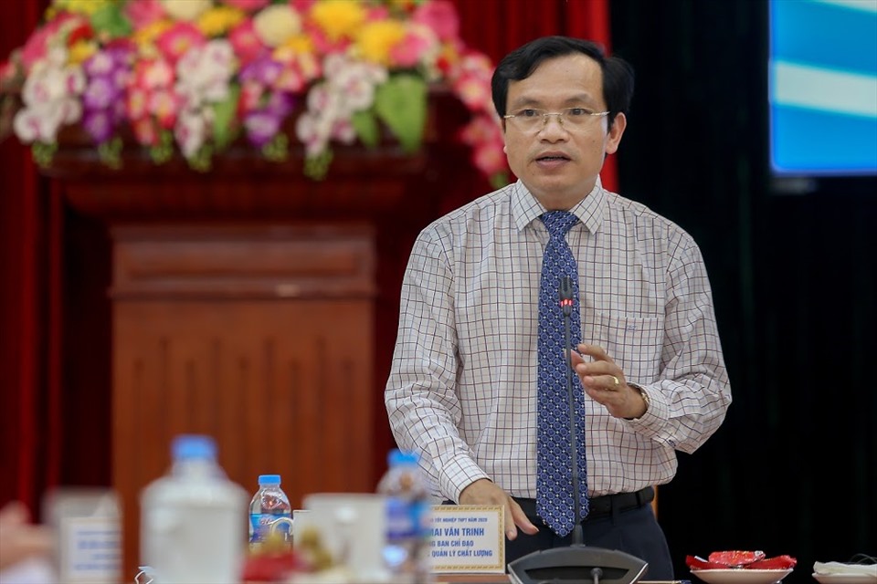 Ông Mai Văn Trinh cho rằng đề thi tốt nghiệp THPT 2020 phù hợp với học sinh. Ảnh: Thế Đại.