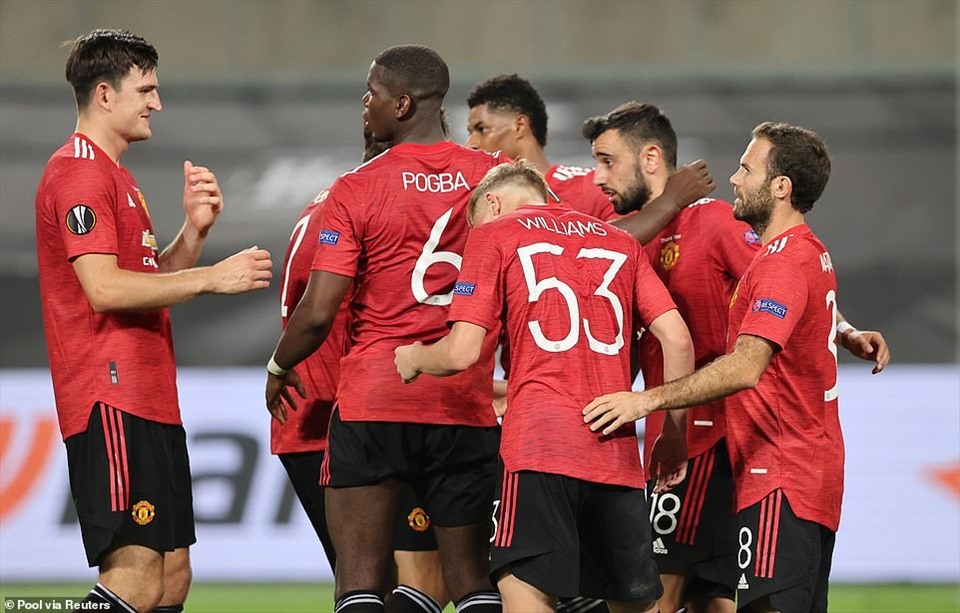 Man United thắng chật vật Copenhagen sau 120 phút. Ảnh: EPA, Pool.