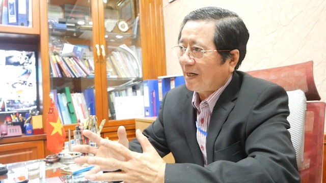 Luật sư Nguyễn Văn Hậu trao đổi với phóng viên báo Lao Động. Ảnh: Anh Tú.