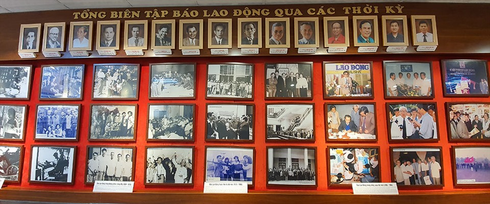 Phòng truyền thống Báo Lao Động.