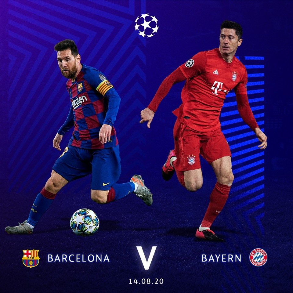 Trận Barcelona vs Bayern Munich diễn ra trên sân Estadio da Luz ở Lisbon, Bồ Đào Nha. Ảnh: UEFA.