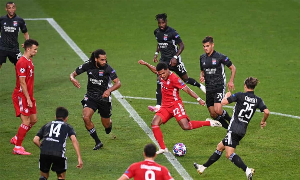 Serge Gnabry đã có màn trình diễn tuyệt vời trước Lyon. Ảnh: Getty