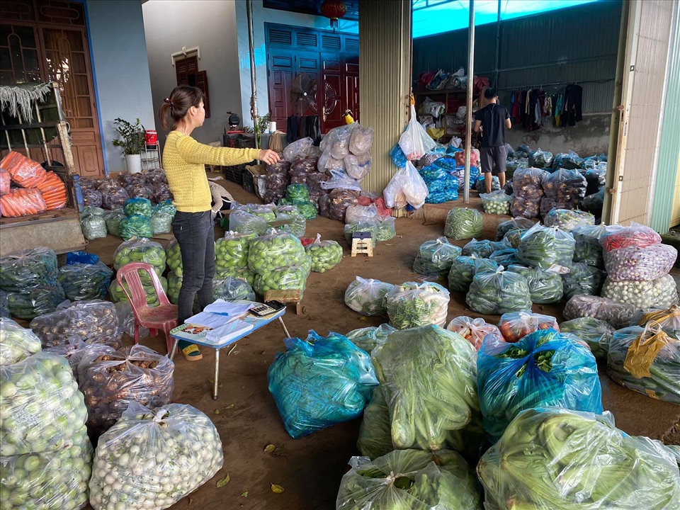 Hàng tấn rau củ, quả được các nhóm thiện nguyện từ Gia Lai, vượt hơn 400 km mỗi ngày, để các bếp lửa trong các gia đình Đà Nẵng vẫn đỏ.
