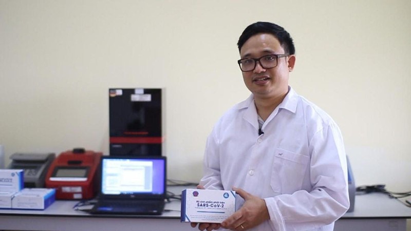 TS Nguyễn Phú Hùng – Trưởng khoa Khoa Công nghệ Sinh học, Trường Đại học Khoa học - chủ nhiệm đề tài và bộ sinh phẩm.