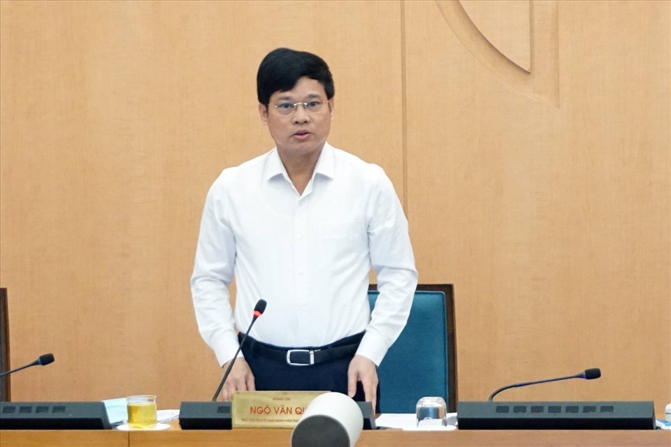 Ông Ngô Văn Quý kết luận cuộc họp. Ảnh: Nguyễn Khánh