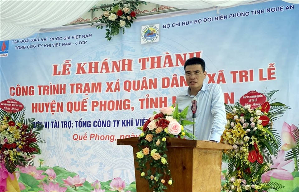 Đồng chí Dương Mạnh Sơn – TGĐ PV GAS phát biểu tại Lễ khánh thành