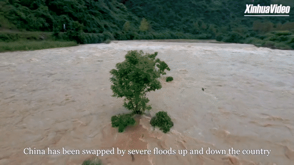 Lũ lụt ở Trung Quốc gây thiệt hại gần 26 tỉ USD trong năm nay. Ảnh: Tân Hoa Xã