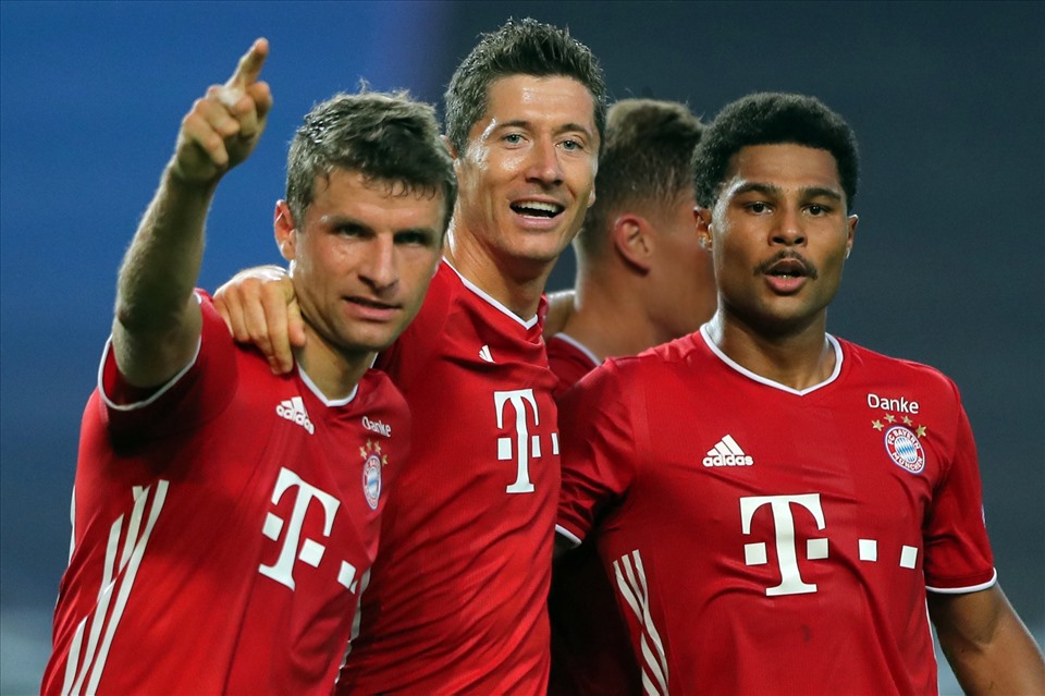 Bayer Munich toàn tháng trên hành trình vào đến trận chung kết với phong độ huỷ diệt. Ảnh: UEFA.