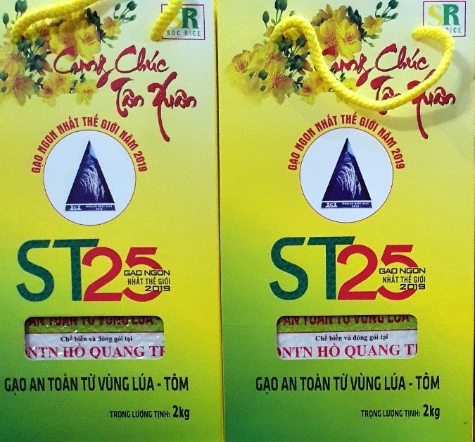 Từ khi gạo ST25 được vinh danh ngon nhất thế giới, trên thị trường ngày càng xuất hiện nhiều loại gạo ST 25 không phải loại như thế này (ảnh Nhật Hồ)