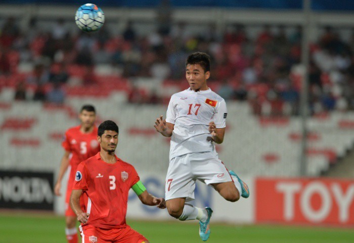 Tiền đạo Trần Thành trong màu áo U19 Việt Nam từng tạo cơn địa chấn với việc giành vé dự U20 World Cup-2020. Ảnh: AFC
