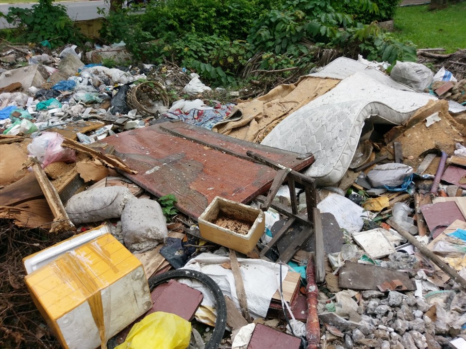 Theo người dân, rác thải tại đây chủ yếu do một số người thiếu ý thức mang ra tập kết gây ô nhiễm môi trường.