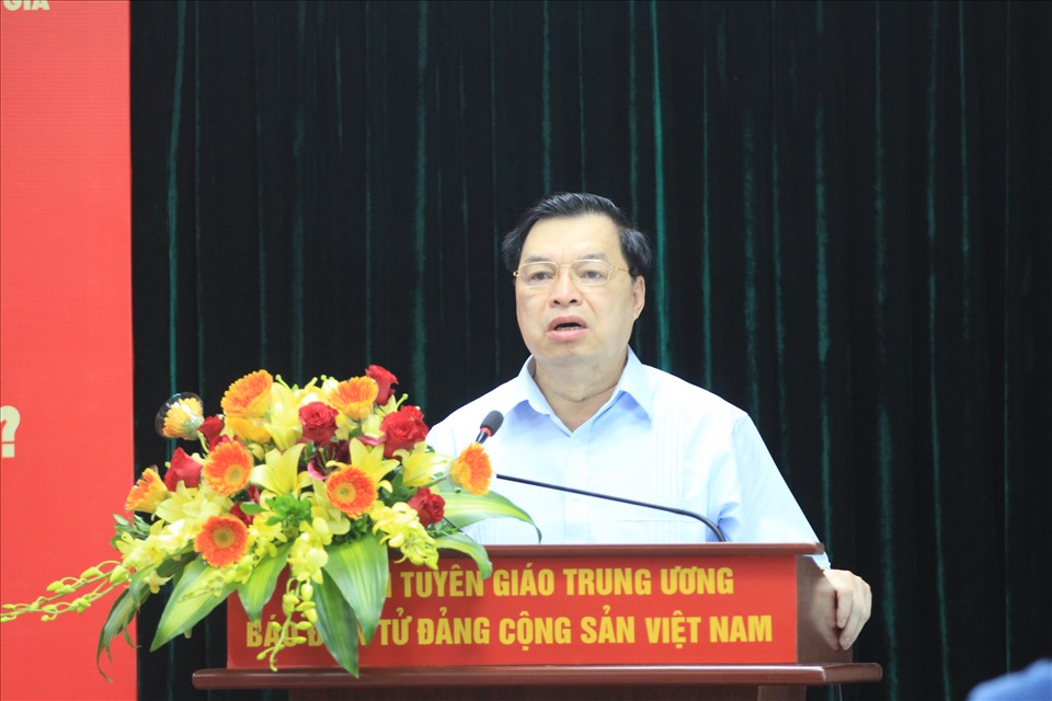Ông Lê Mạnh Hùng - Phó Trưởng Ban Tuyên giáo Trung ương. Ảnh T.Vương