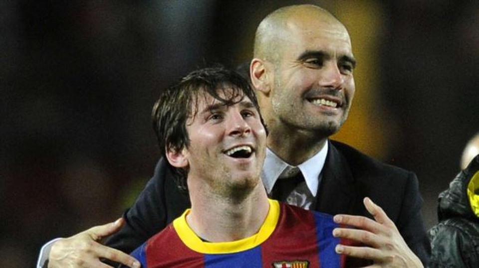 Messi và thời hoàng kim cùng Pep Guardiola. Ảnh: Getty