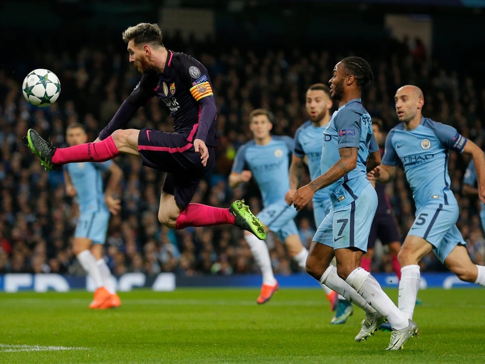 Mọi con đường đang dẫn Messi tới Man City. Ảnh: Getty Images