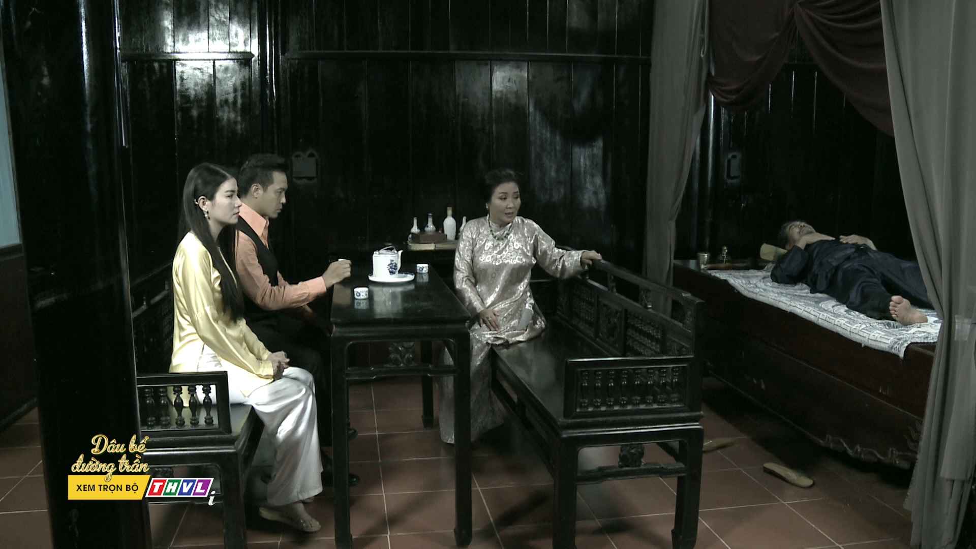 Chính Hồng Xuân và Kim Cẩm là người đã hại bà Ánh Xuân trong phim “Dâu bể đường trần” tập 36. Ảnh: NSX.