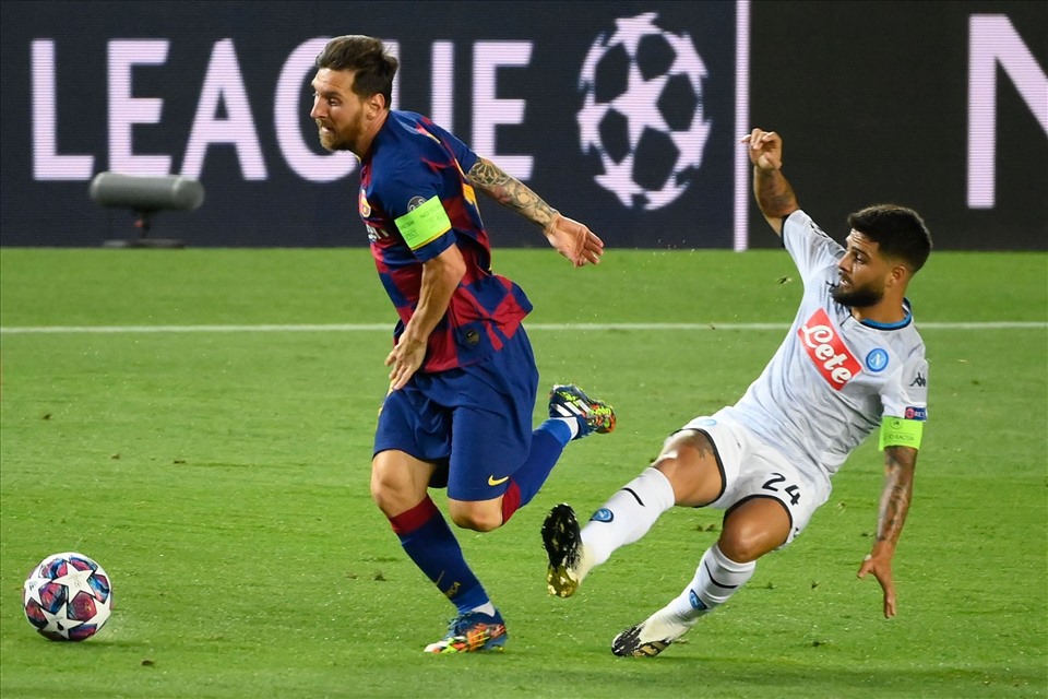 Lionel Messi vẫn có những bàn thắng xuất sắc tại Champions League. Ảnh: Getty Images