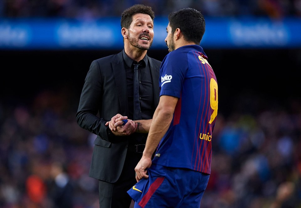 Diego Simeone và Suarez có thể trở thành sự kết hợp hiệu quả. Ảnh: Getty Images