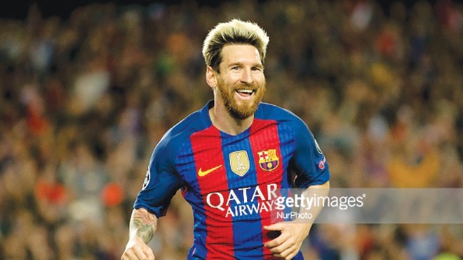 8. Lionel Messi (Barcelona - 2016/2017): 37 bàn thắng - 74 điểm