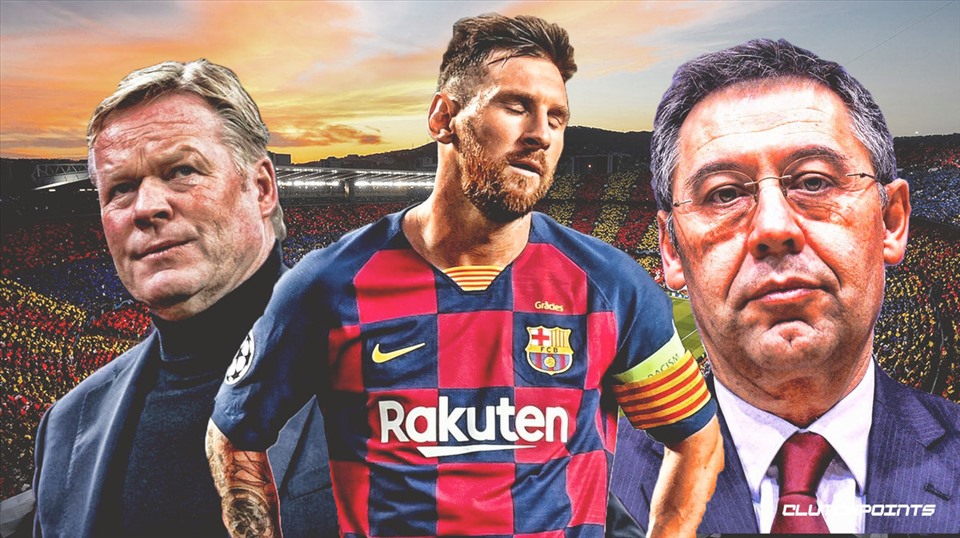 Messi đang bị giới chủ trói chân bằng 700 triệu euro. Ảnh: Clutch Points.