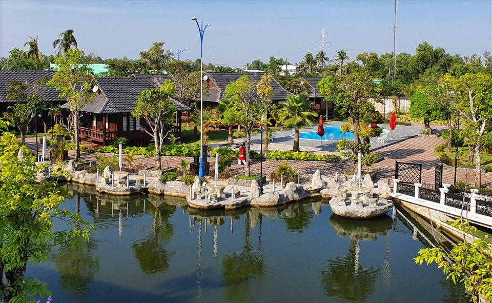 Một góc khu du lịch Thư Duy, Cà Mau (ảnh Nhật Hồ)
