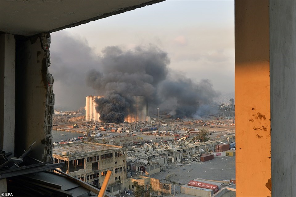 Ít nhất 78 người chết và hơn 4.000 người bị thương trong vụ nổ ở Lebanon. Ảnh: EPA