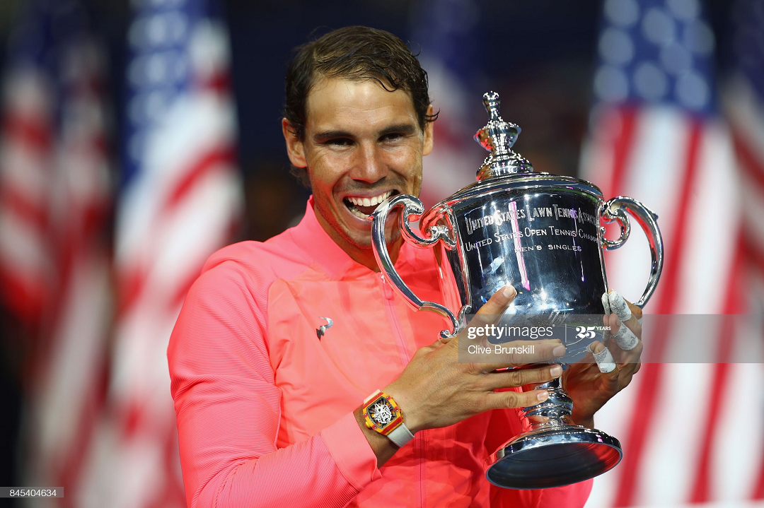 Rafael Nadal từng 4 lần vô địch Mỹ mở rộng. Ảnh: Getty