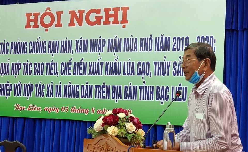 Ông Hồ Quang Cua, đồng sở hữu gạo ST25 sẽ phát triển gạo thơm ST tại vùng lúa tôm Bạc Liêu và Bán đảo Cà Mau (ảnh Nhật Hồ).