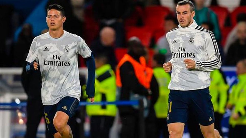 Cả James Rodriguez và Bale đều không có trong kế hoạch của HLV người Pháp. Ảnh: FoxSports