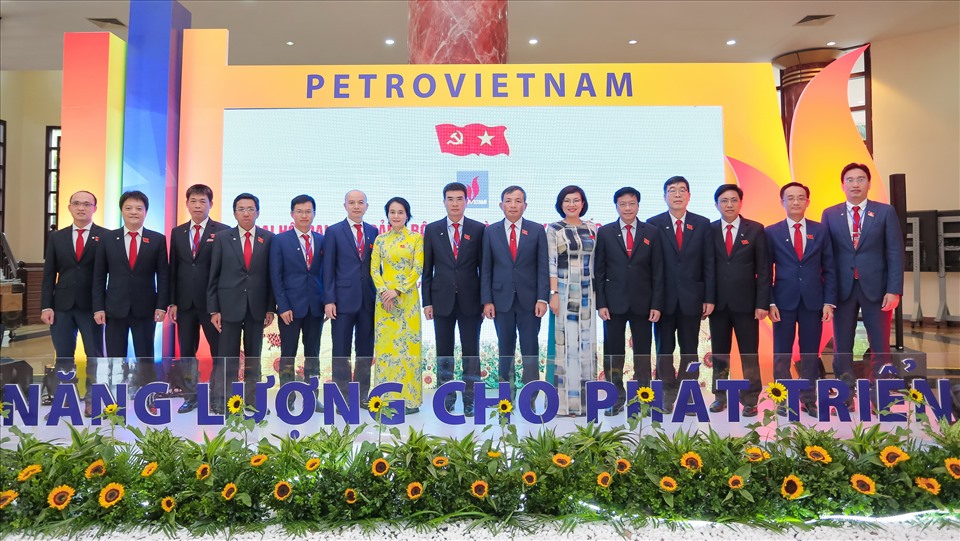 Đoàn đại biểu Đảng bộ PV GAS tham gia Đại hội Đảng PVN nhiệm kỳ 2020 – 2025. Ảnh: PV GAS